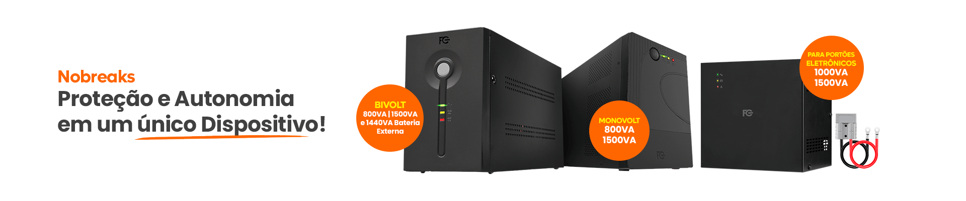 Linha Completa de Nobreaks