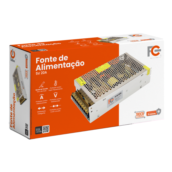 Fonte Chaveada Colmeia 5V 20A 100W