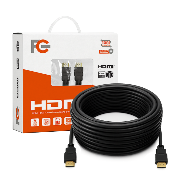 Cabo HDMI FULL HD 3D - 20 Metros