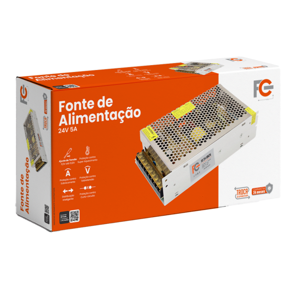 Fonte Chaveada Colmeia 24V 5A 120W