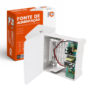 Fonte Ininterrupta para Controle de Acesso - 12V 5A 60W