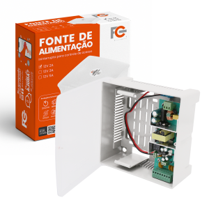 Fonte Ininterrupta para Controle de Acesso - 12V 2A 24W