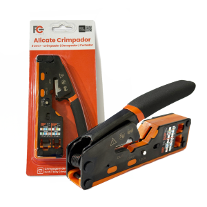 Alicate Crimpador  3 em 1 - Crimpador | Decapador | Cortador