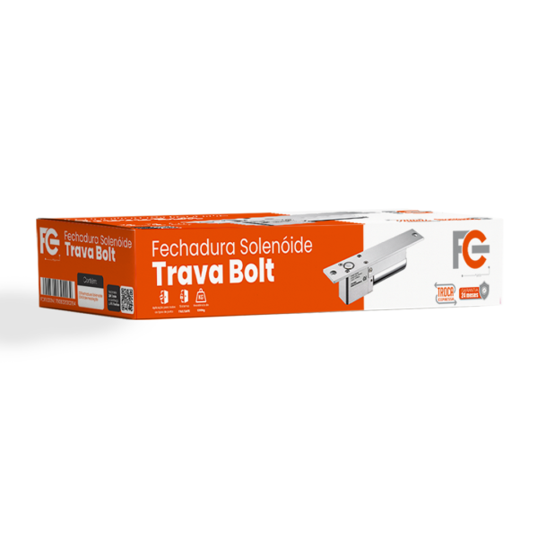 Fechadura Solenoide de Embutir - Trava Bolt