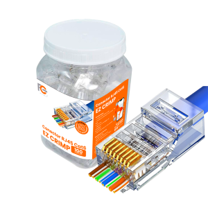 Conector RJ45 Cat6 de Passagem EZ Crimp