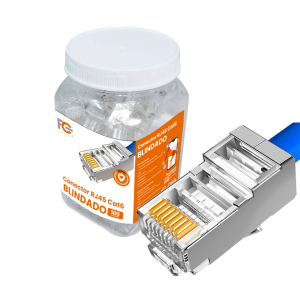 Conector RJ45 Cat6 Blindado
