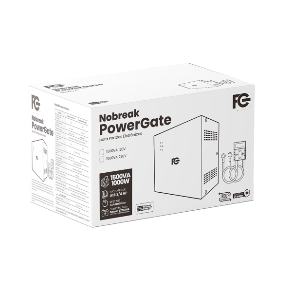Nobreak PowerGate 1500VA para Portões - Monovolt