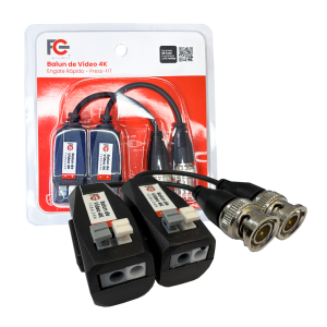 Balun de Vídeo 4K Engate Rápido