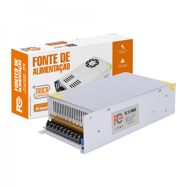 Fonte Chaveada Colmeia 12V 80A 960W