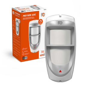 Sensor Infravermelho Duplo  Passivo de Movimento com  Fio Pet 40Kg Externo - MOTION 40E