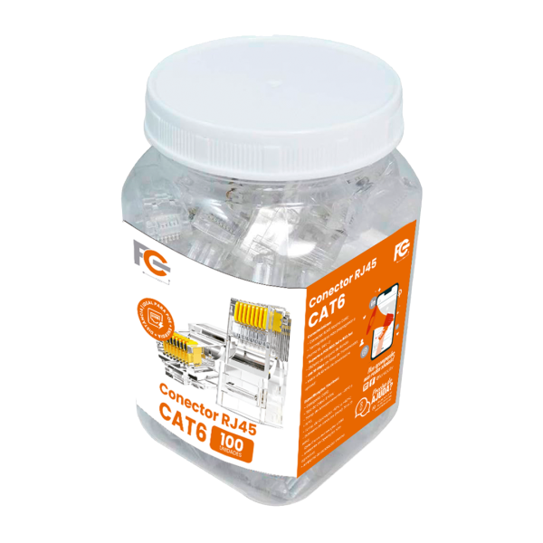 Conector RJ45 Cat6