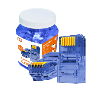 Conector RJ45 Cat6 Azul