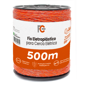 Fio Eletroplástico Para Cerca Elétrica Rural 15x06 - 500m