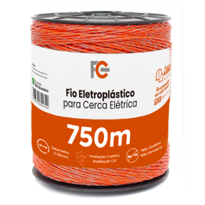 Fio Eletroplástico Para Cerca Elétrica Rural 15x06 - 750m