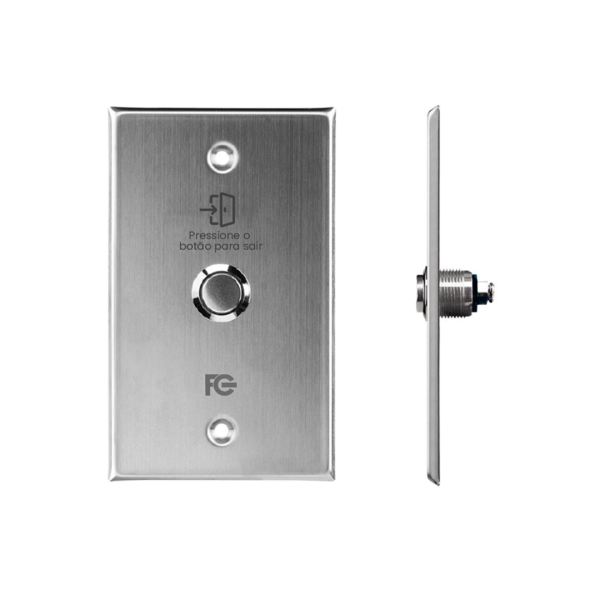Botoeira de Embutir Inox 4x2 para Portas de Acesso