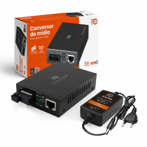 Conversor de Mídia Fast 25km – Monomodo