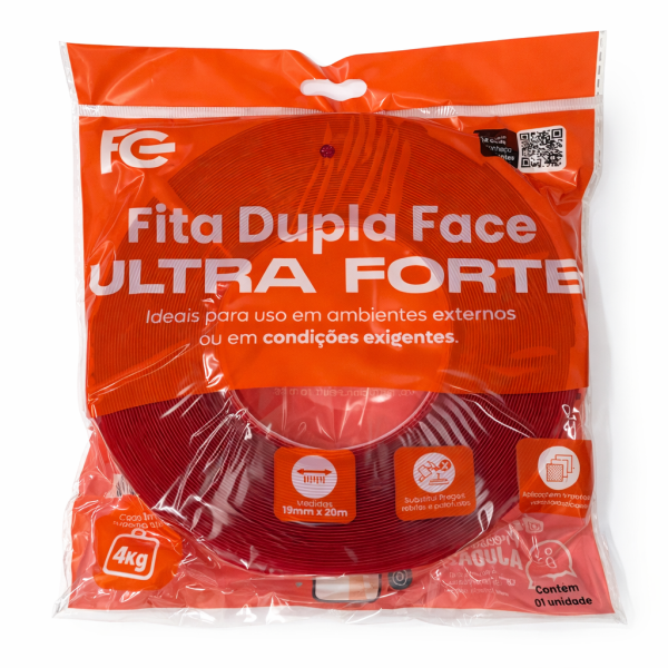 Fita Dupla Face – Fixação Ultra Forte