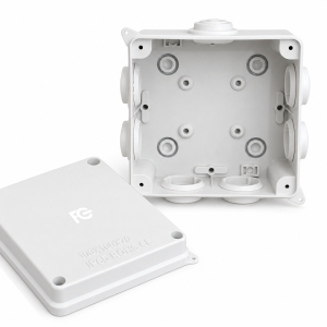 Caixa de Passagem Organizadora Multiuso IP65 – 100 × 100 × 70 mm