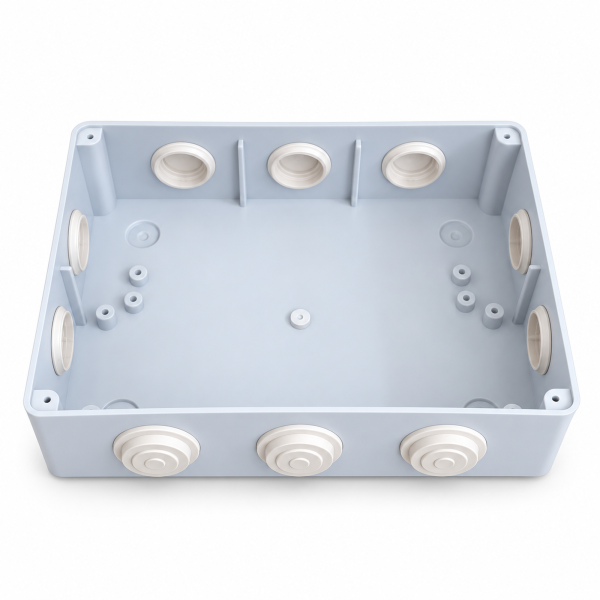 Caixa de Passagem Organizadora Multiuso IP65 – 330 × 233 × 95 mm