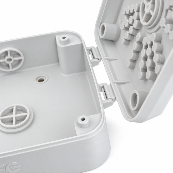 Caixa de Passagem Universal com Dobradiça – Dome, Bullet e Turret