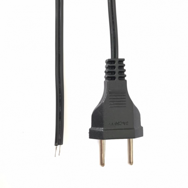 Cabo de Energia Rabicho com Plug 2 pinos 250V 3A