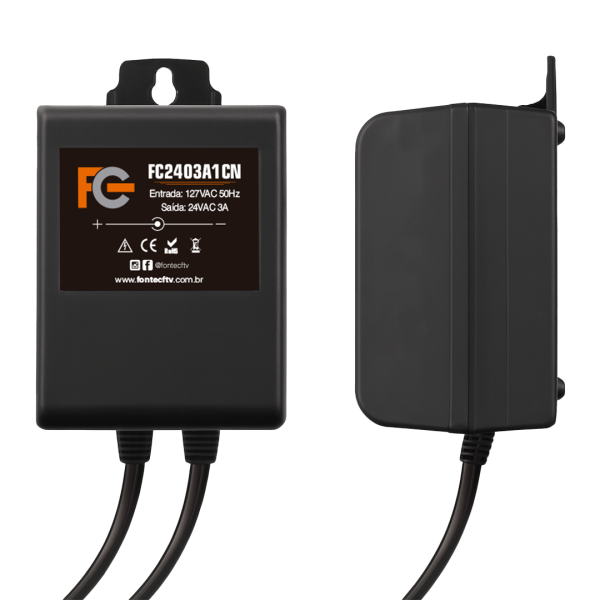 Fonte para Speed Dome  24VAC 3A - 110V
