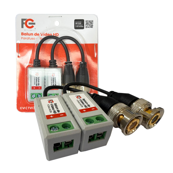 Balun de Vídeo HD - Borne Parafuso