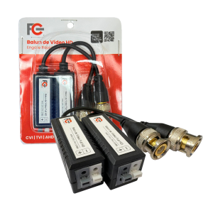 Balun de Vídeo HD - Engate rápido Press-fit