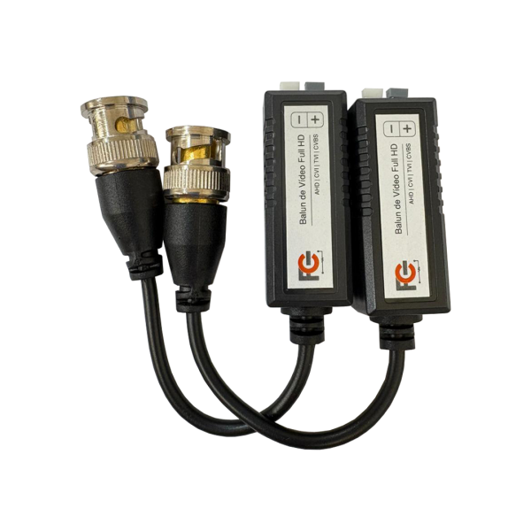 Balun de Vídeo HD - Engate rápido Press-fit