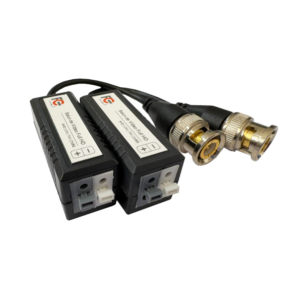 Balun de Vídeo HD - Engate rápido Press-fit