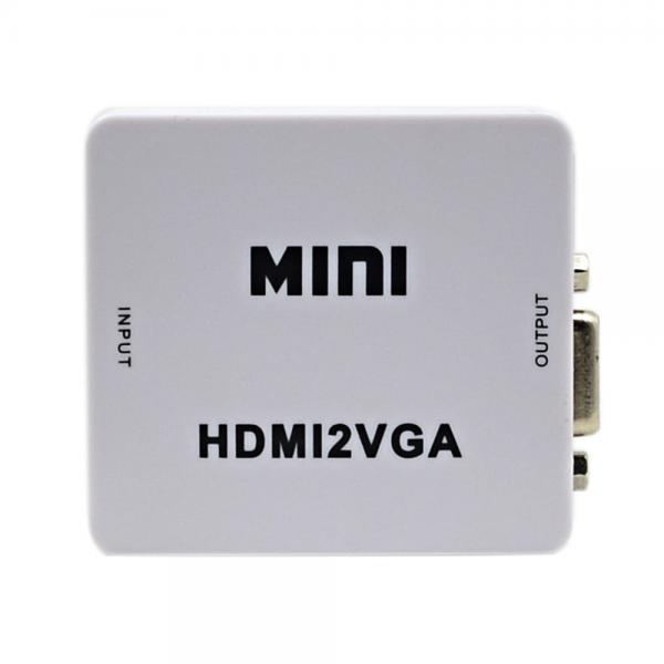 Conversor HDMI para VGA + Áudio