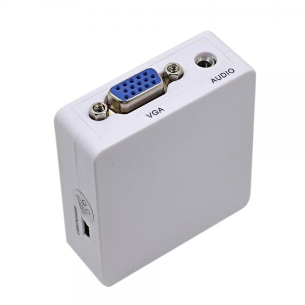Conversor HDMI para VGA + Áudio