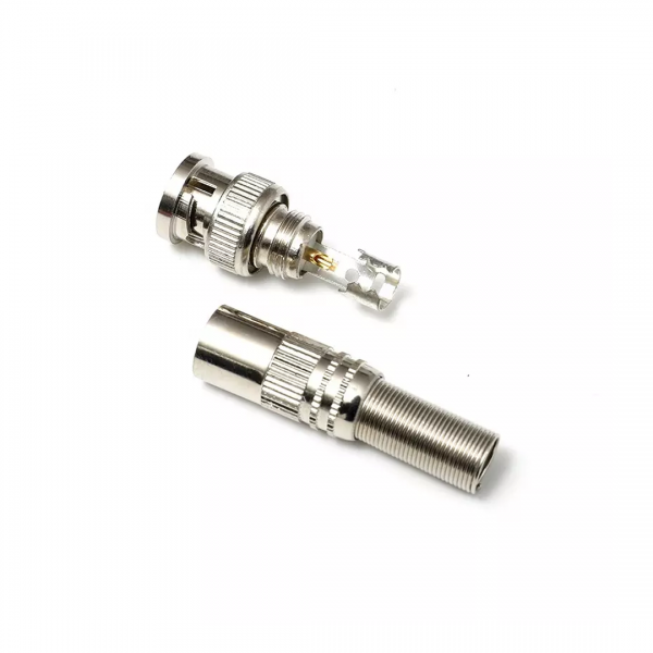Conector BNC Mola Parafuso 6mm