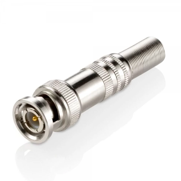Conector BNC Mola Parafuso 6mm