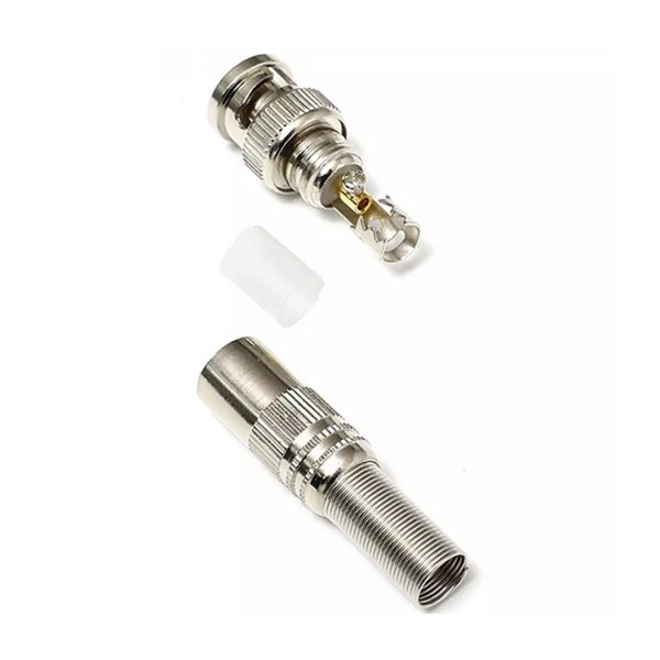 Conector BNC Mola Parafuso 6mm