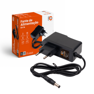 Fonte Eletrônica 12V 01A - Tipo Adaptador