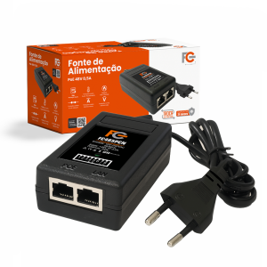 Fonte PoE - 48V 0,5A - Com Cabo