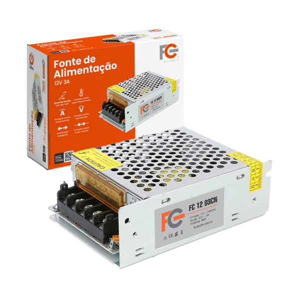 Fonte Chaveada Colmeia 12V 3A 36W