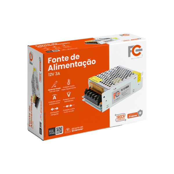 Fonte Chaveada Colmeia 12V 3A 36W