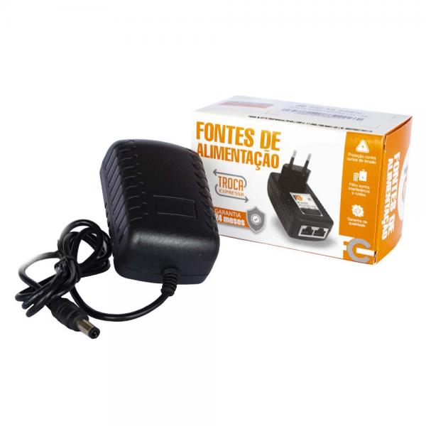 Fonte Eletrônica 12V 03A - Tipo Adaptador