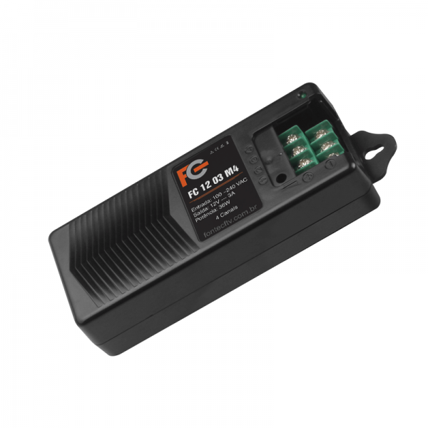 Fonte de Alimentação Multissaída - 12V 3A
