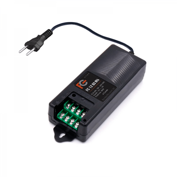 Fonte de Alimentação Multissaída - 12V 3A