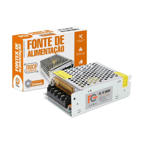 Fonte Chaveada Colmeia 12V 5A 60W