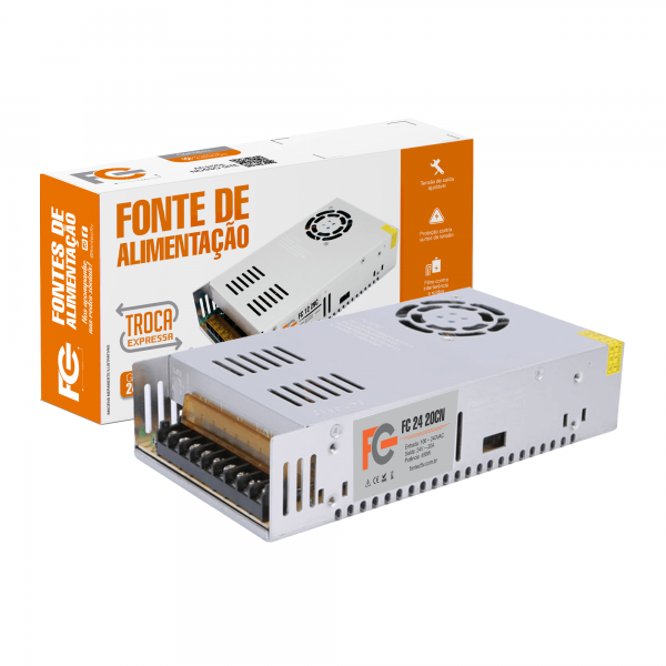 Fonte Chaveada Colmeia 24V 20A 480W