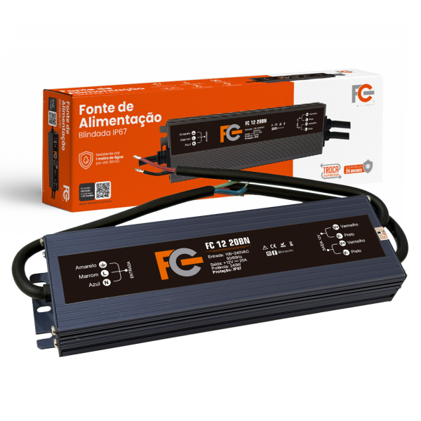 Fonte Blindada 12v 20a 240w IP67
