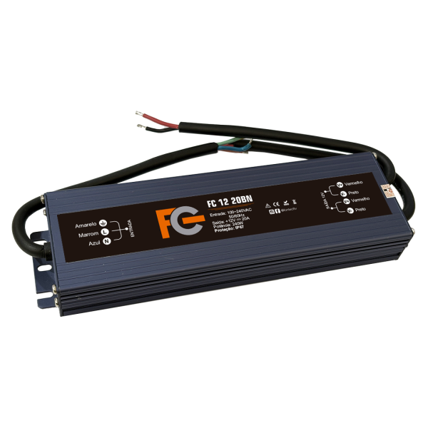 Fonte Blindada 12v 20a 240w IP67