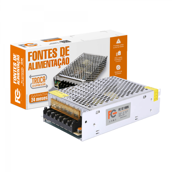 Fonte Chaveada Colmeia 12V 10A 120W