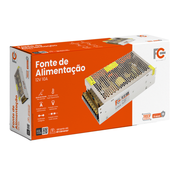 Fonte Chaveada Colmeia 12V 10A 120W