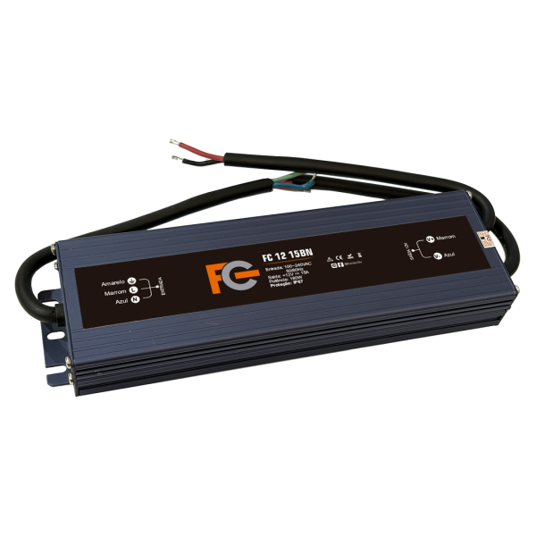 Fonte Blindada 12v 15a 180w IP67