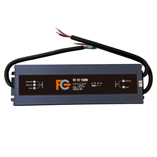 Fonte Blindada 12v 15a 180w IP67